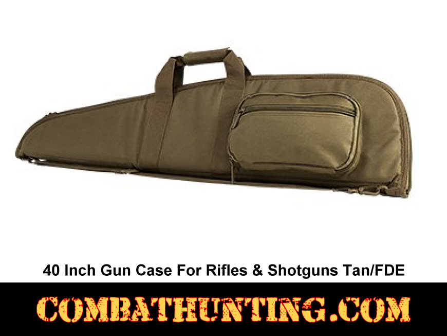 40 Inch Gun Case For Rifles & Shotguns Tan/FDE style=