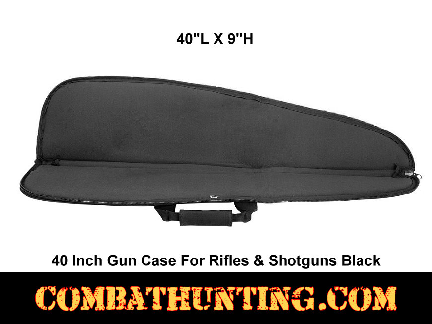 40 Inch Gun Case For Rifles & Shotguns Black style=