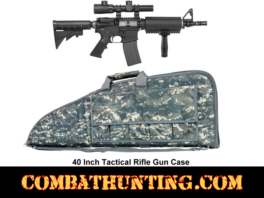 40 Inch Tactical Rifle Gun Case Digital Camo style=