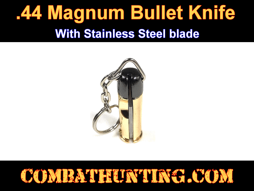 .44 Magnum Bullet Knife style=