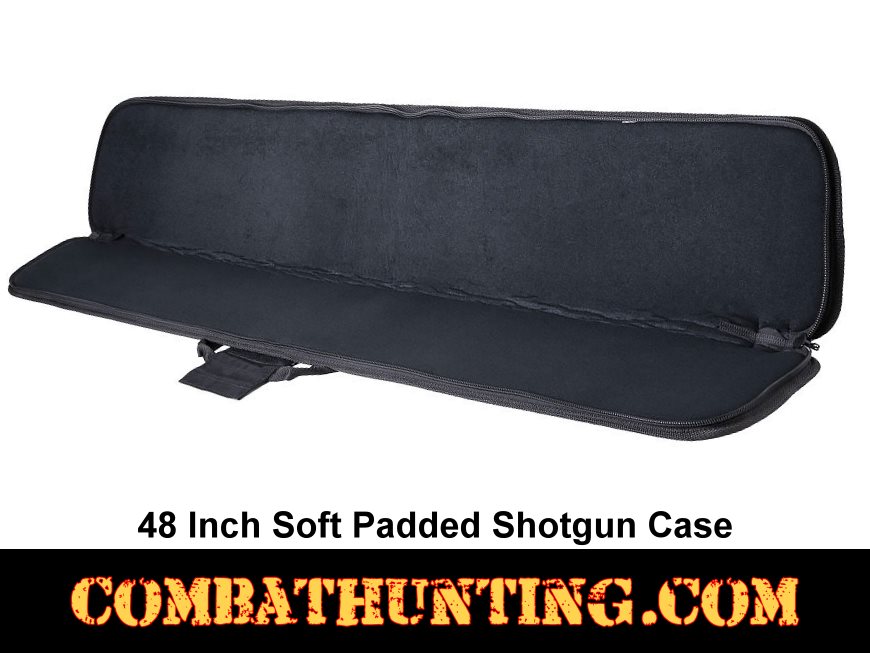 48 Inch Shotgun Case Soft Padded Black style=