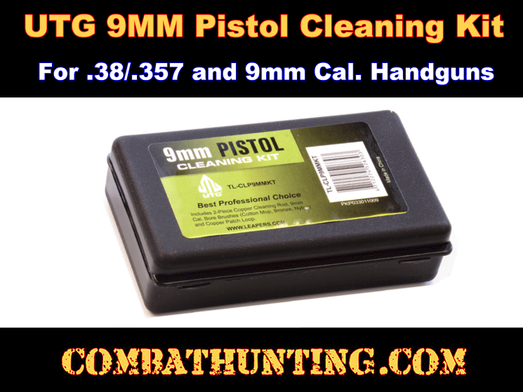 UTG 9mm Pistol Cleaning Kit style=