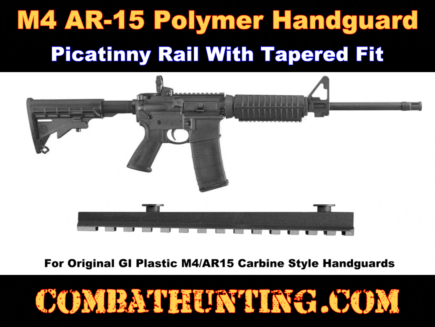 MARSV2 Picatinny Rail for AR15 M4 Plastic Handguard - Quad Rails -  Handguards