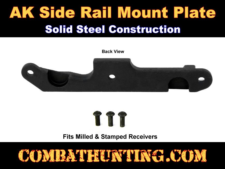 AK-47 Side Rail Mount Plate style=