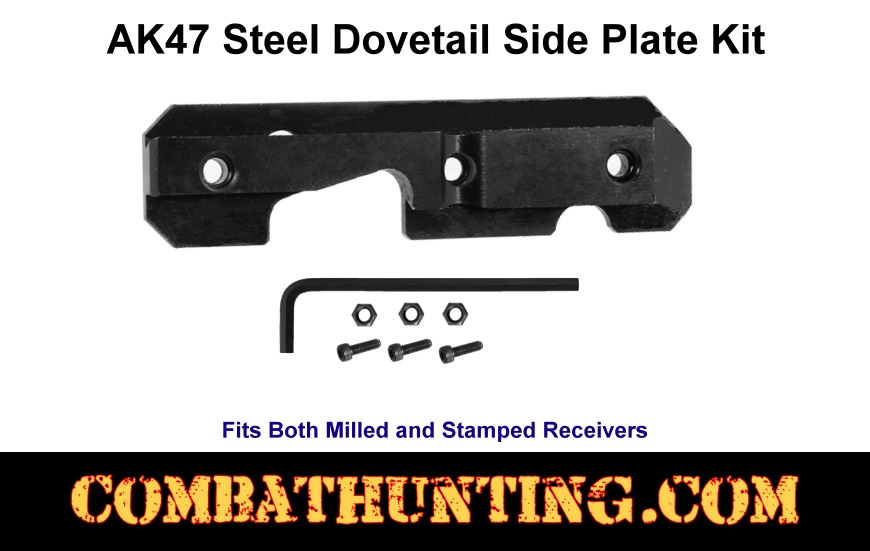 UTG AK47 Steel Dovetail Side Plate style=