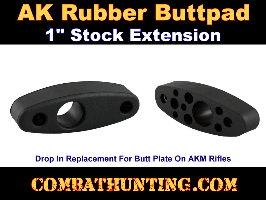 AK Rubber Buttpad Stock Extension style=