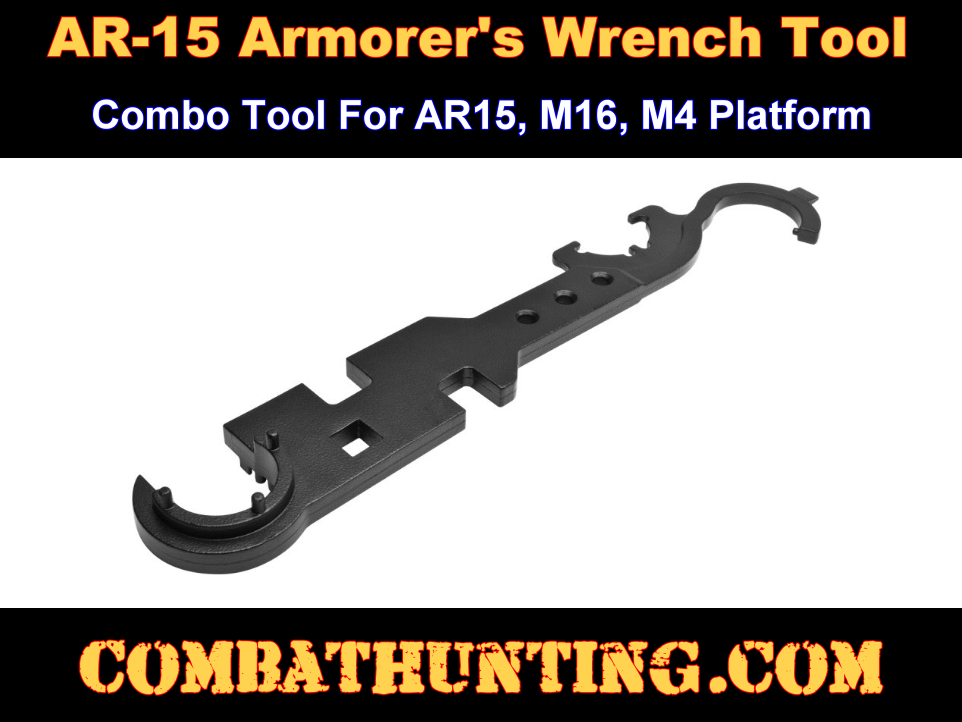 AR-15 Combo Armorer's Wrench Tool style=