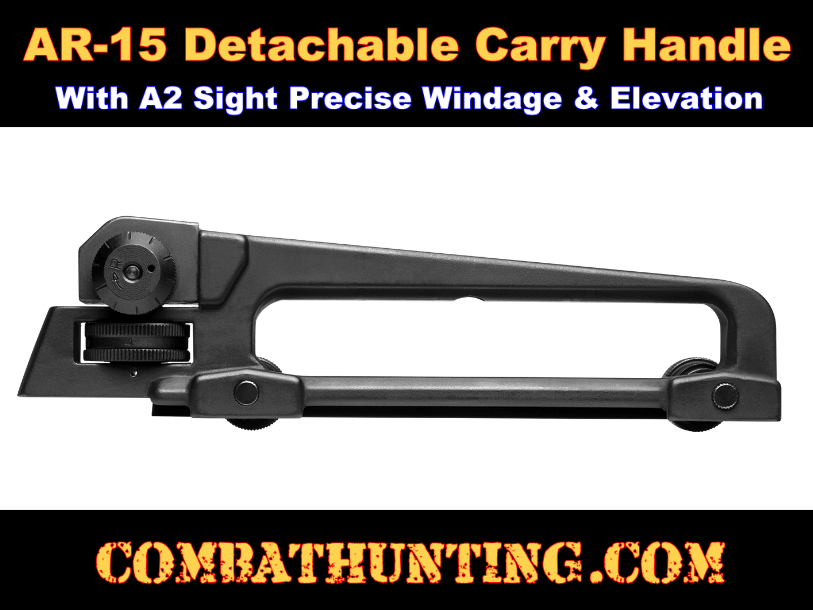 AR-15 Carry Handle with A2 Rear Sight style=