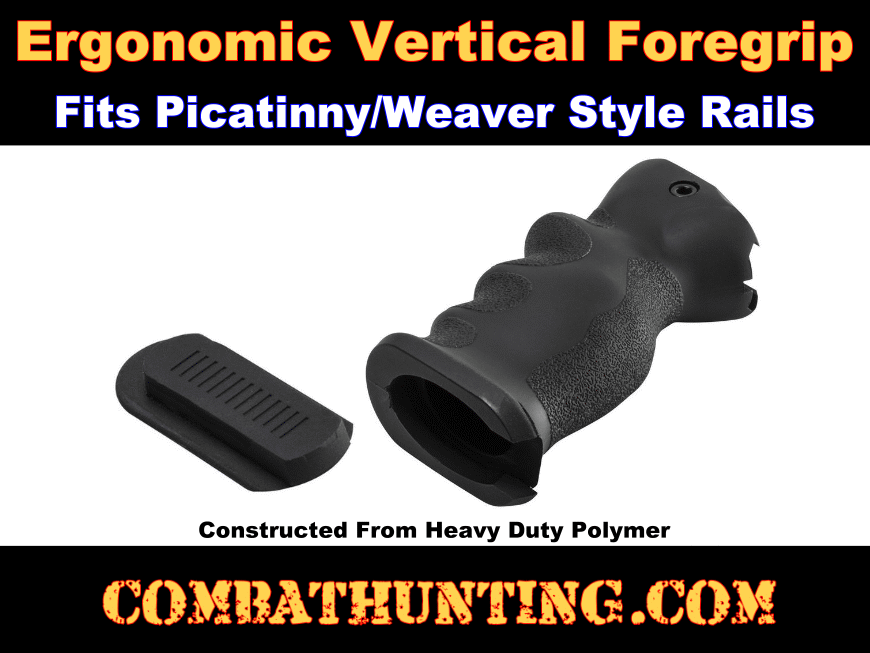 AR Ergonomic Vertical Foregrip With Storage style=