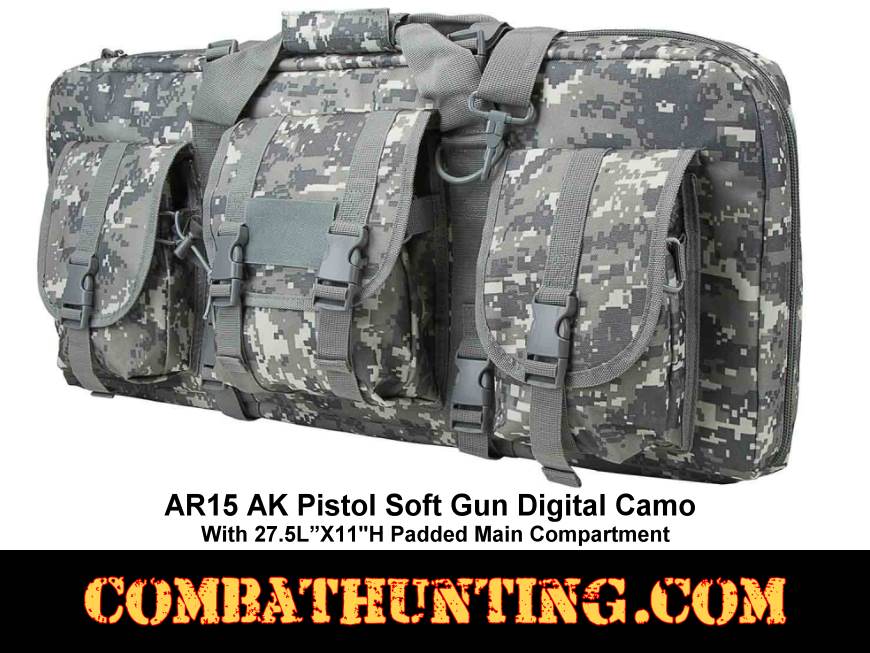 Tactical Shotgun Rifle Gun Soft Carry Case Shoulder Bag Backpack Camouflage Camo 