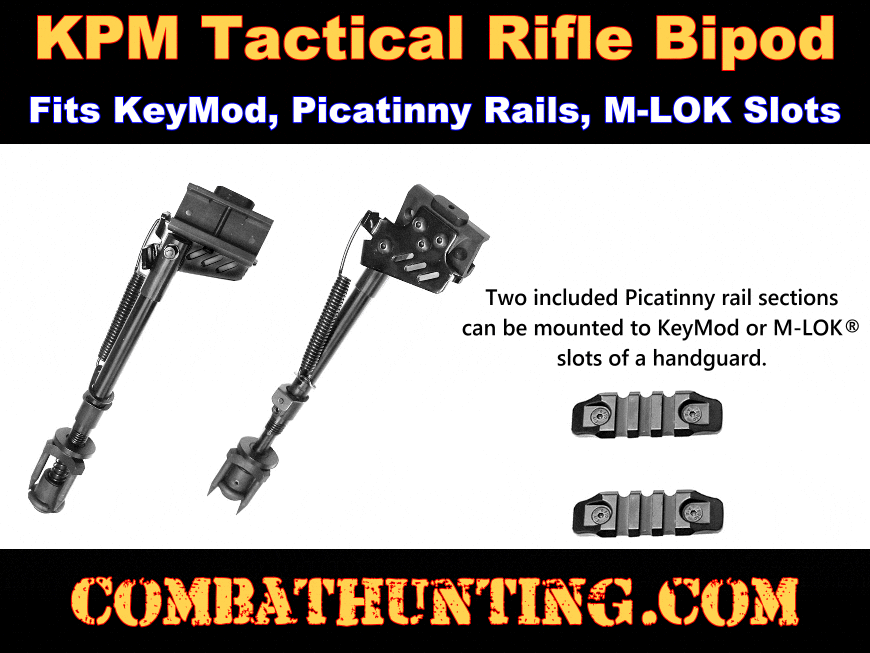KPM Side Mount Bipod For KeyMod, Picatinny Rails & M-LOK style=