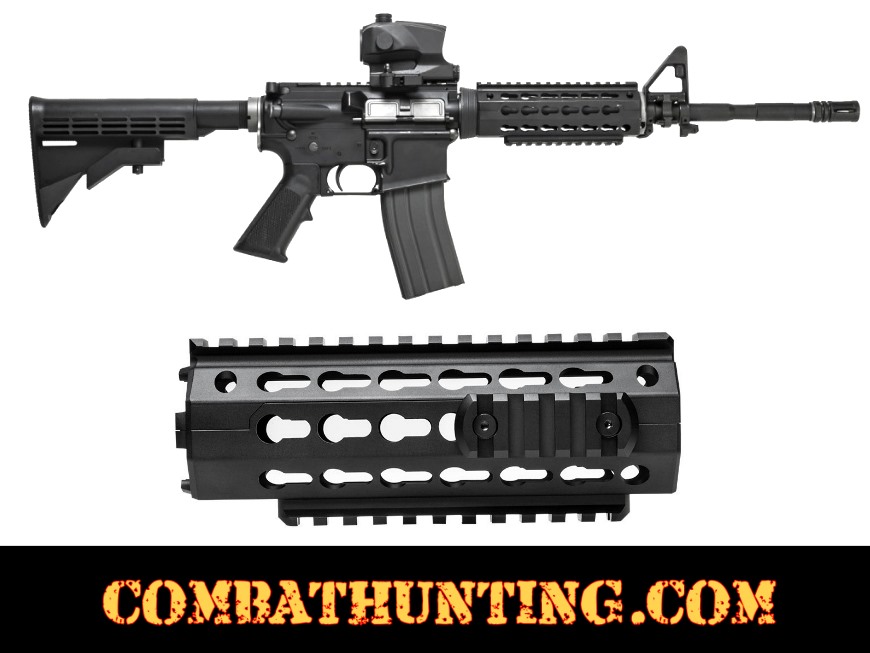 AR15 Keymod Handguard Carbine Length Ncstar Vism style=