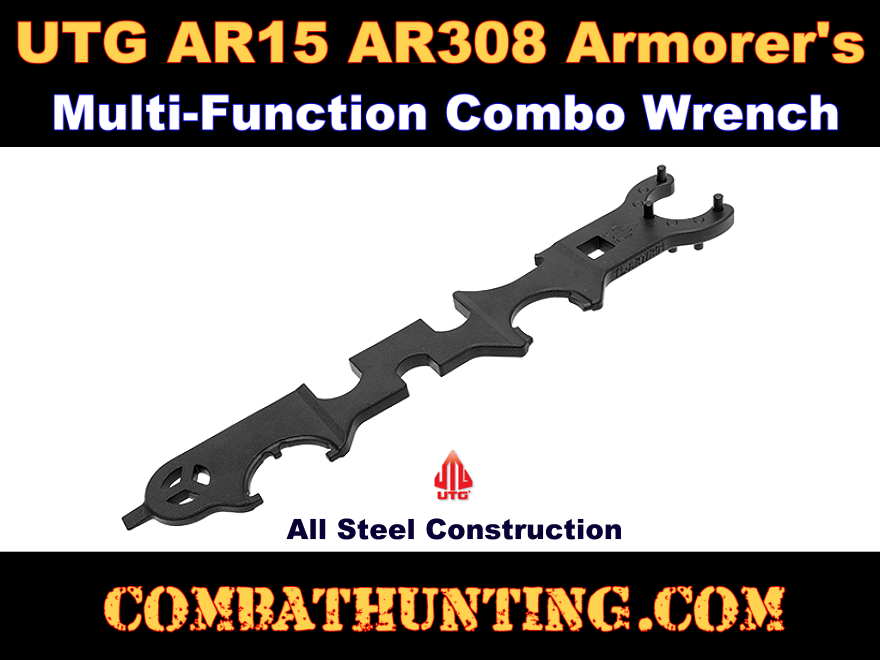 UTG AR15 AR308 Armorer's Multi-Function Combo Wrench style=