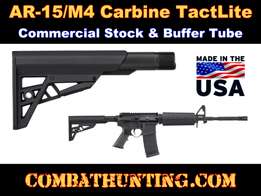 AR-15 Carbine Stock & Buffer Tube - Commercial-Spec style=