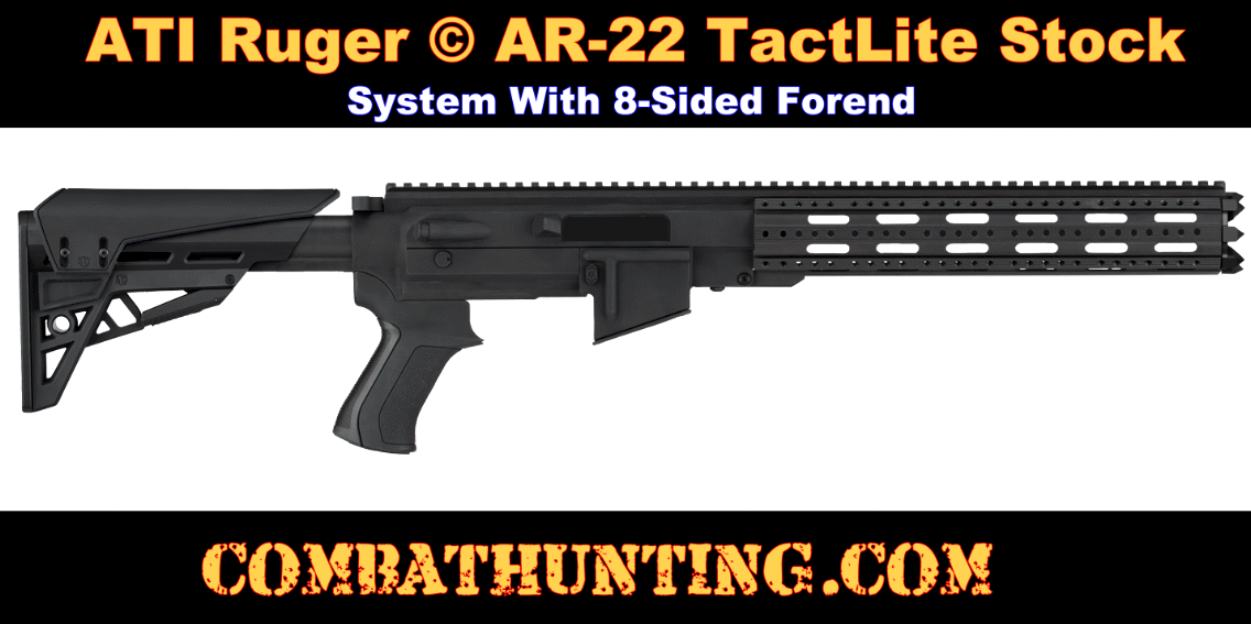 ruger ar 22 tactlite stock system w 8 sided forend b 2 10 2200