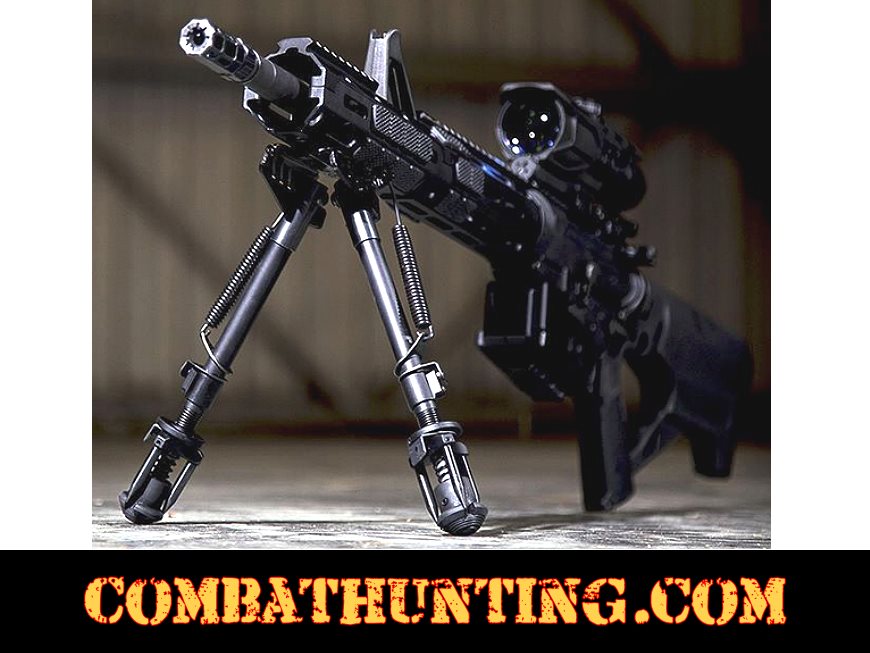 Bipod For AR-15 M&P 15 Sport Fits M-lok, KeyMod, Picatinny Rail Handguards style=