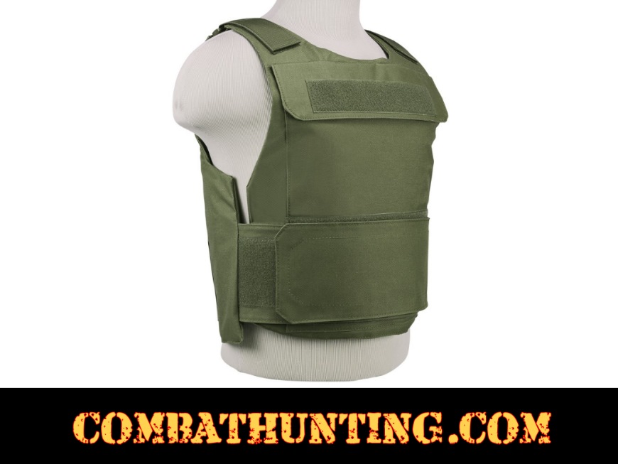 Ncstar Discreet Plate Carrier Vest Low Profile Green style=