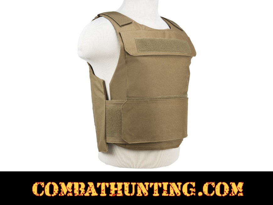 Ncstar Discreet Plate Carrier Vest Low Profile Tan style=