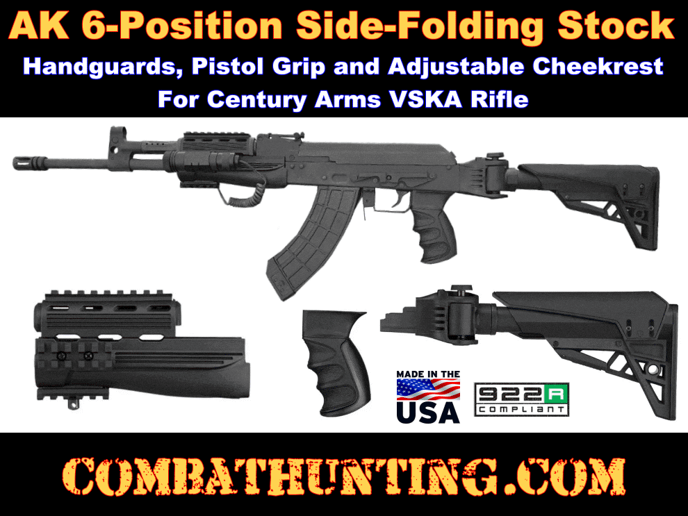 Century Arms VSKA Side-Folding Stock Furniture Kit Upgrades style=