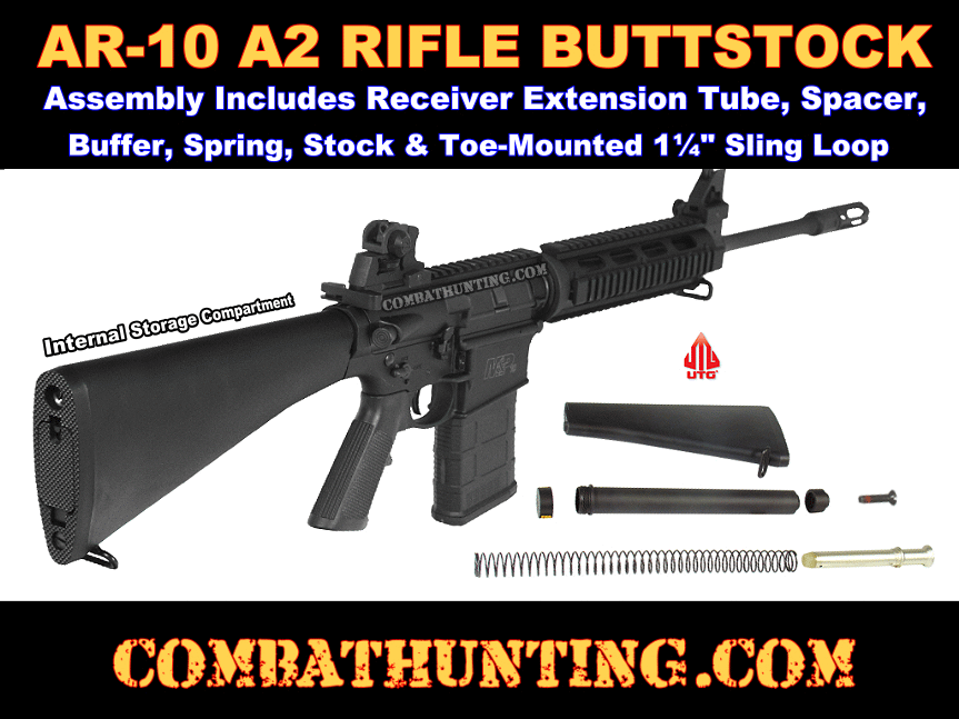 DPMS LR-308 A2 Stock With Buffer Tube & Spring style=