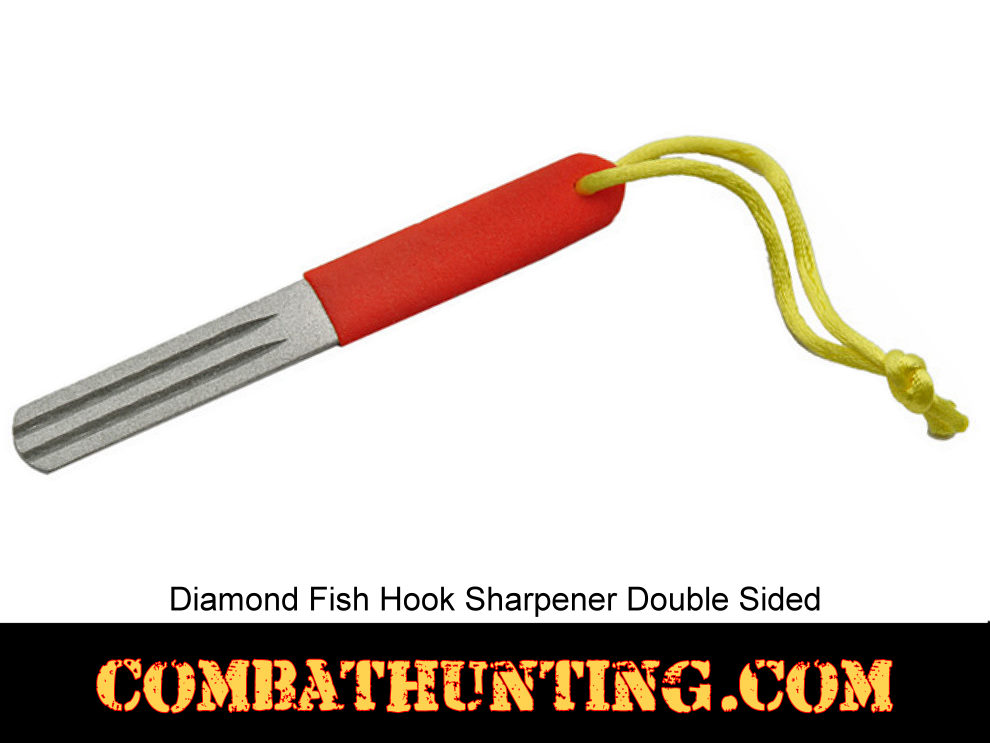 DHS716 Diamond Fish Hook Sharpener Double Sided Fishing
