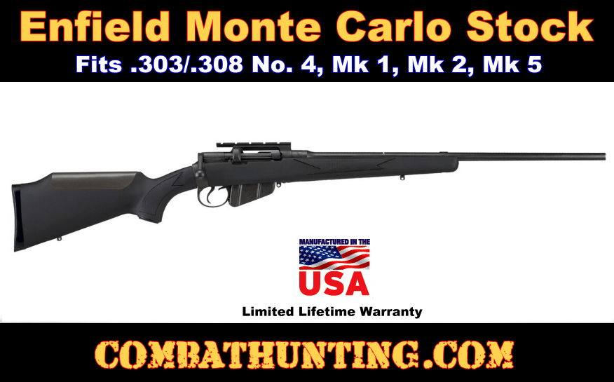 Enfield Rifle Stock Fits .303/.308 No. 4, Mk 1, Mk 2, Mk 5 style=