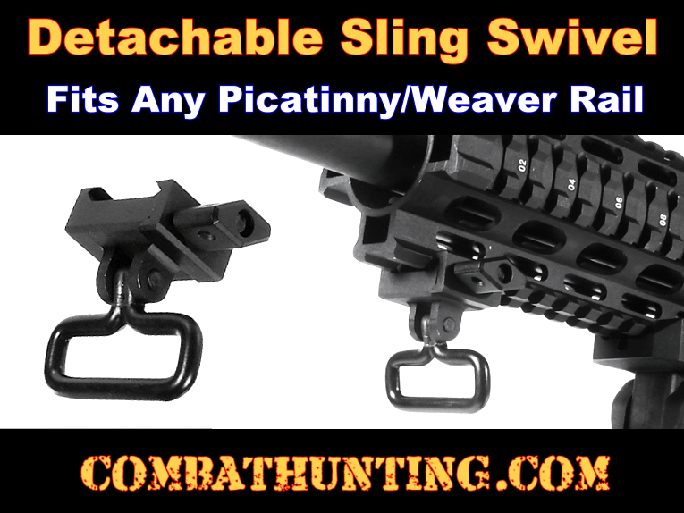 Detachable Swivel with Picatinny Mounting Base style=