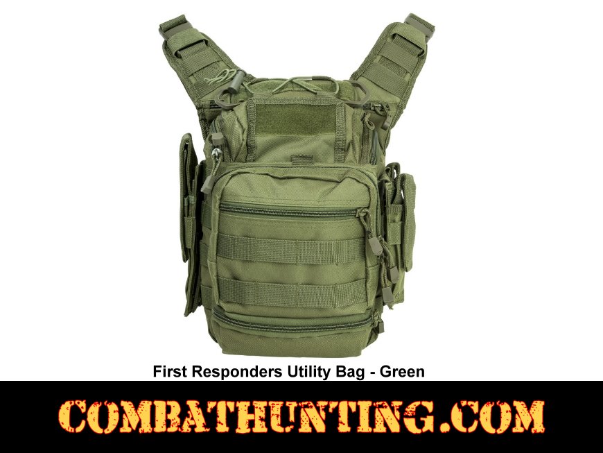 First Responder Tactical Utility Bag Green style=