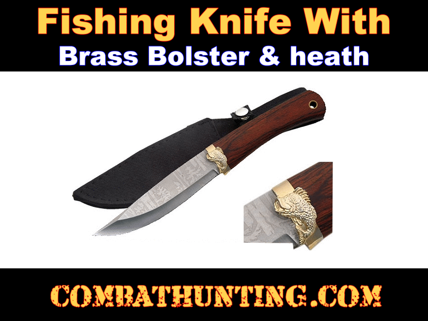 210585-FSSZC Fishing Knife With Sheath Stainless Steel ...