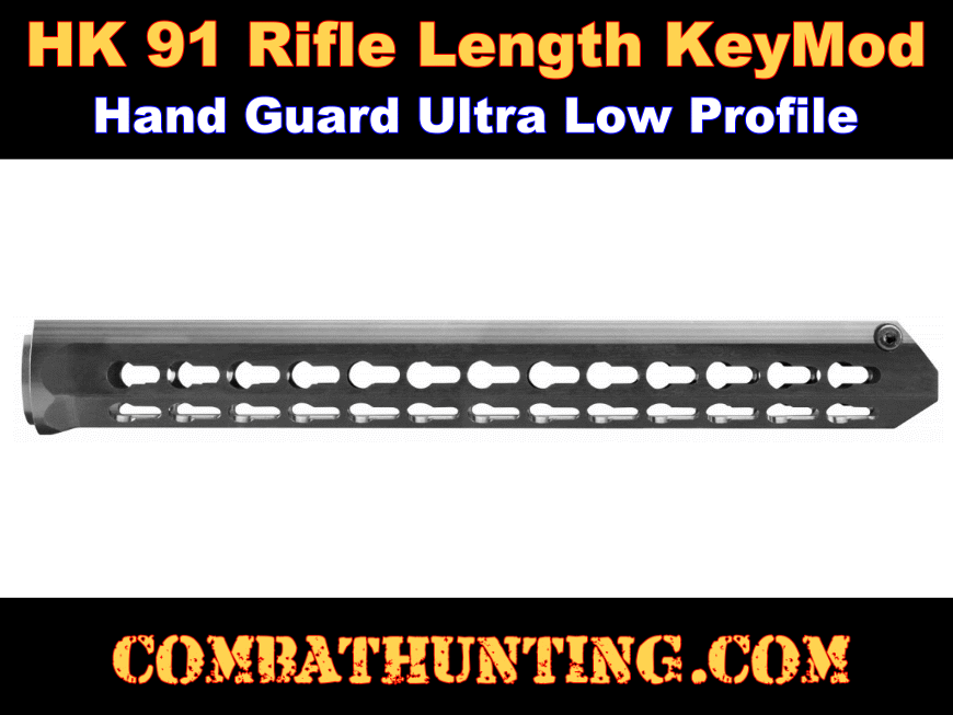HK 91 Rifle Length Keymod Handguard Rail style=