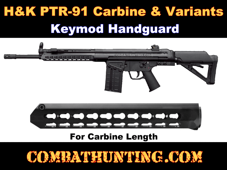 HK G3 PTR 91 Keymod Handguard Carbine Length style=