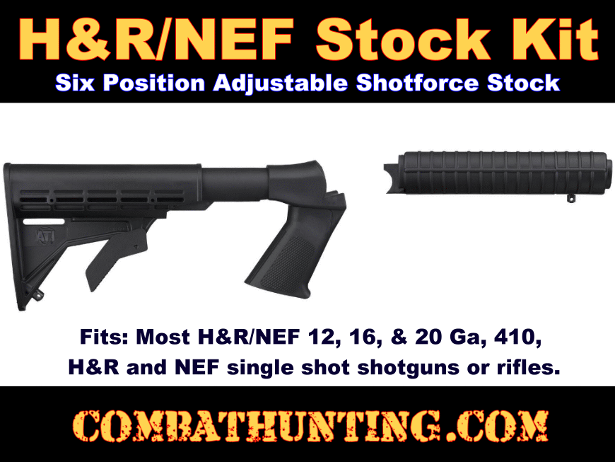 H&R NEF Buttstock and Tactical Forend HRN4100 style=