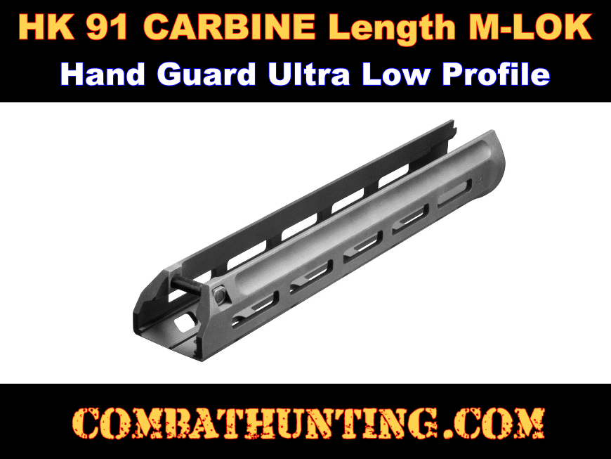 MMH91 Hk 91 Carbine Length M-lok Handguard - Quad Rails - Handguards.