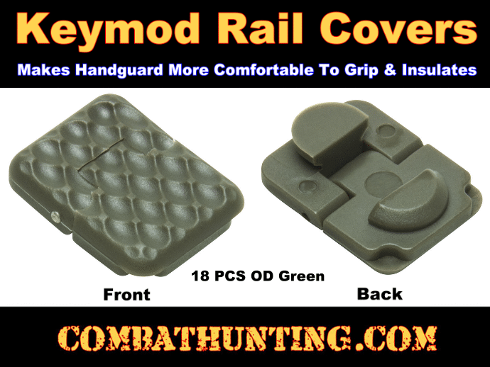Keymod Rail Covers OD Green 18 Pieces Of Keymod Rail Covers style=