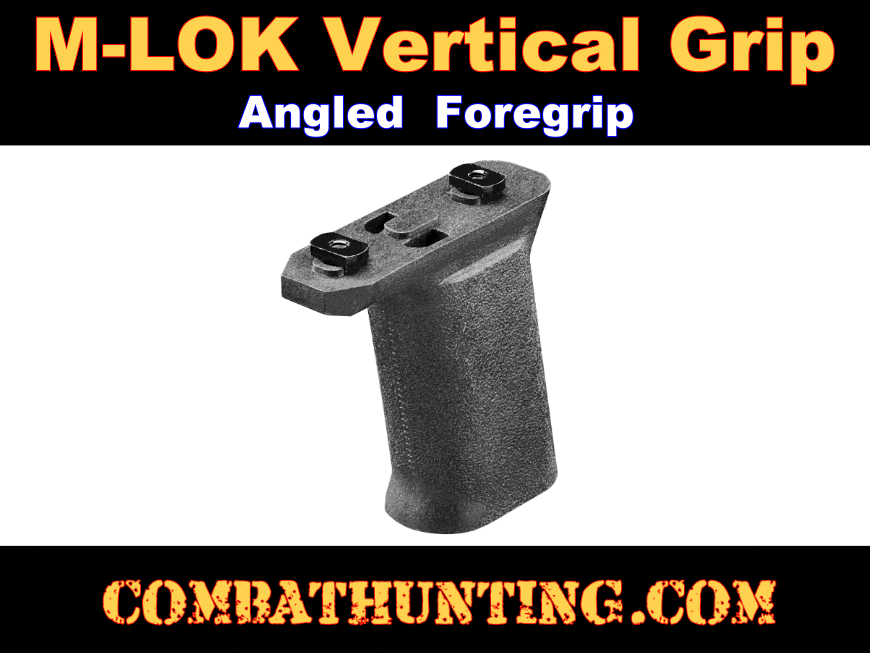M-LOK Vertical Foregrip Angled style=