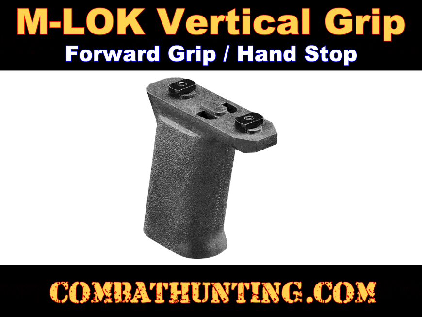 M-LOK Vertical Foregrip Angled style=