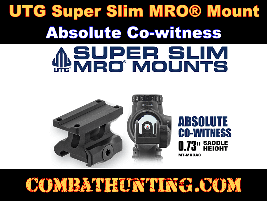 UTG® MRO Absolute Co-witness Riser Mount style=