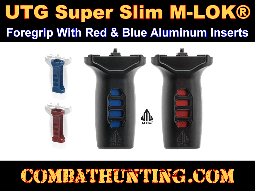 UTG Super Slim Vertical Foregrip M-LOK style=