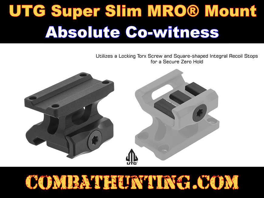 UTG® MRO Absolute Co-witness Riser Mount style=