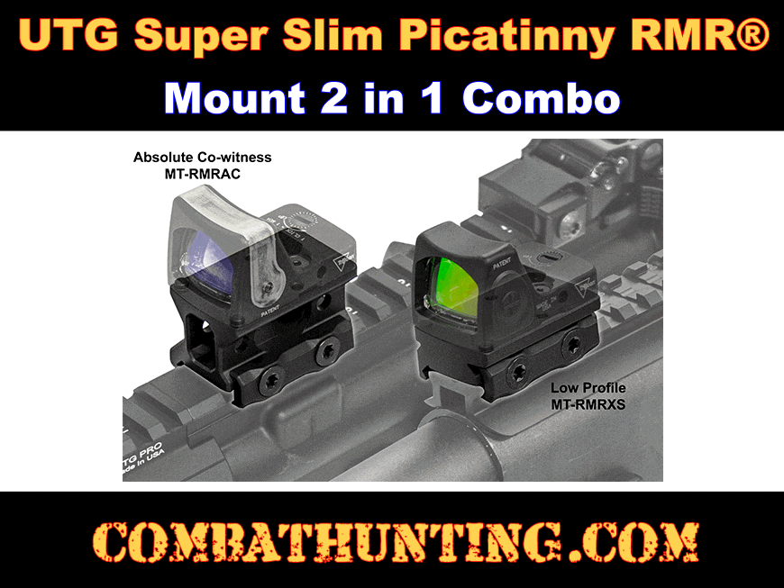 UTG■SUPER SLIM RMR MOUNT■トリジコン RMRマウント