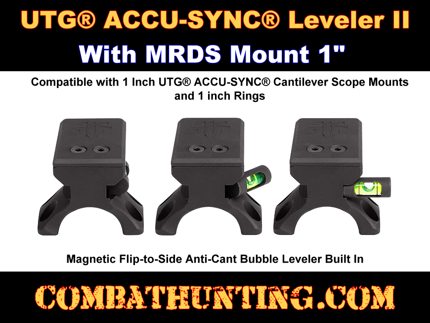 UTG® ACCU-SYNC® Leveler II with MRDS Mount, 1" style=