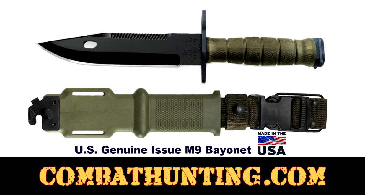 G.I. M-9 Bayonet Genuine Issue style=
