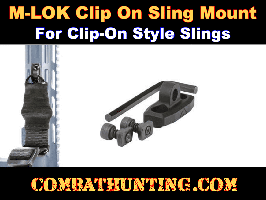 M-LOK Clip On Sling Mount style=