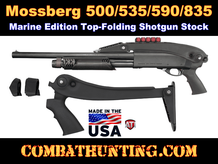 Mossberg Shotgun Marine Tactical Top Folding Stock ATI style=