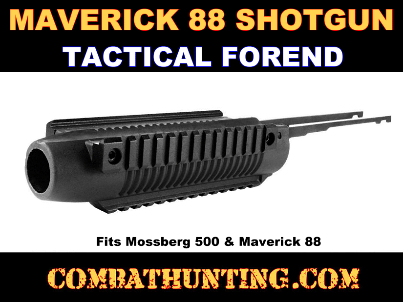 Maverick 88 Tactical Forend With 3 Accessory Rails  style=
