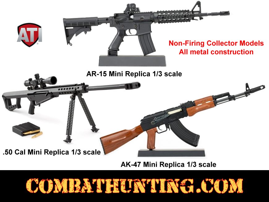 AR-15 Mini Replica 1/3 Scale Die Cast Metal RW Minis style=