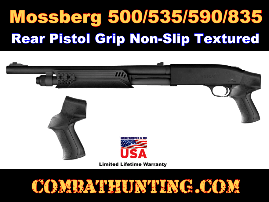 Mossberg 500/535/590/835 Rear Pistol Grip 12/20 Gauge  style=