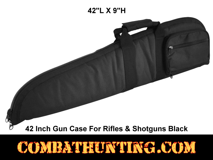 42 Inch Gun Case For Rifles & Shotguns Black style=