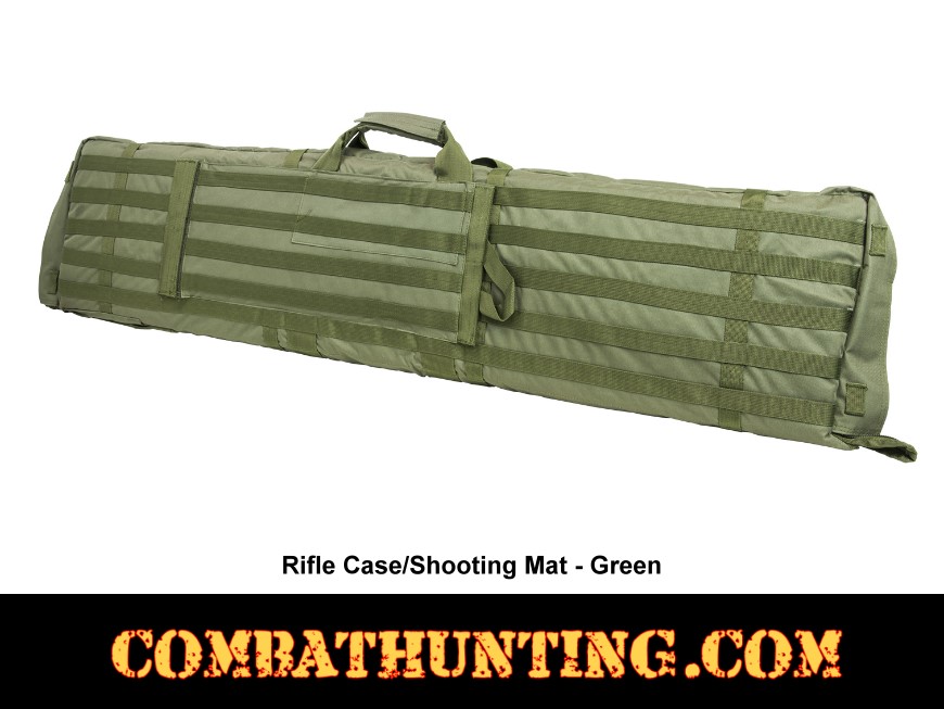 Rifle Case Shooters Mat Green style=
