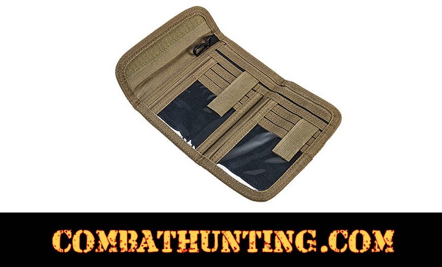 Military Style Bifold Wallet Tan/FDE style=